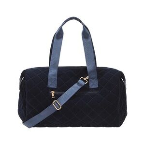 NEW Summer and Rose Velvet Quilted Duffel
